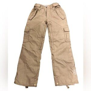 Special Blend First Chair/Last Call Tan Snow Ski Snowboard Pants Size Small